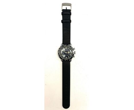 Vintage lucerne sport chronograph gents wristwatch 