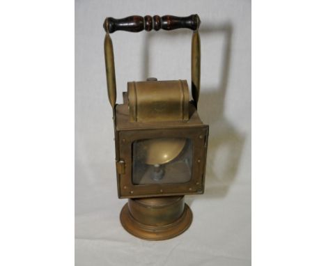 All brass railway lamp 