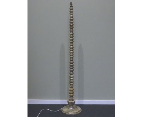1970's retro, solid onyx standard lamp. 157 cm high base 29 cm. Collection only. 