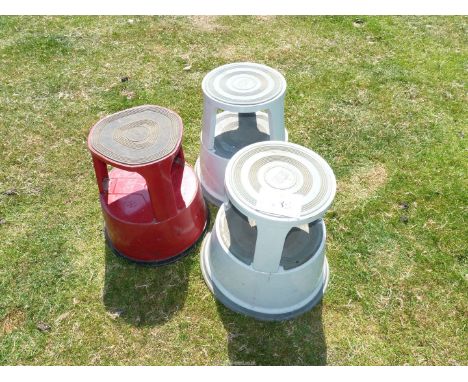 Three step stools.