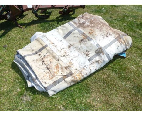 Lorry curtain sides.