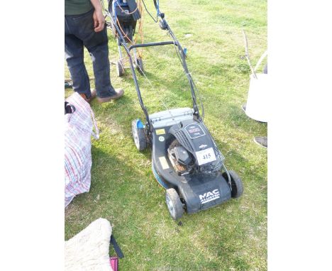 MacAllister rotary Mower with Briggs & Stratton 158 cc engine.