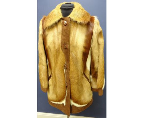 Springbok fur short coat  - Vintage Clothing   Condition Report   Click here for further images, condition, auction times & d