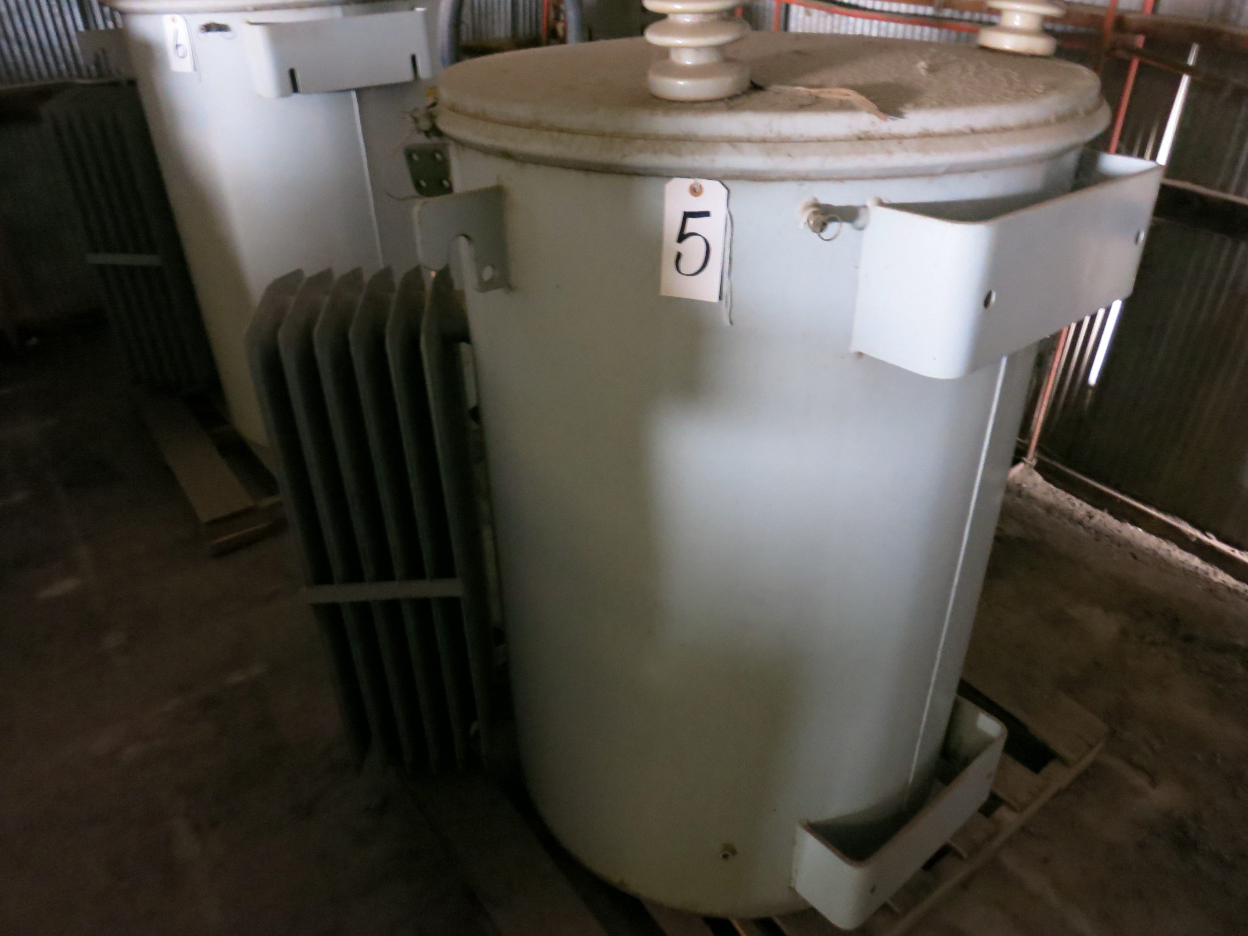 { Choice of lots 4, 5, 6 } Transformer; Howard Industries 500 KVA, 240