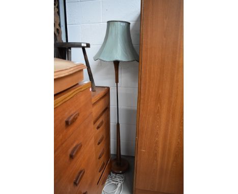 A vintage standard lamp