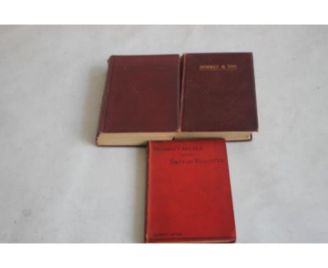 MARIE STOPES SIGNED AS A CHILD - THREE BOOKS WHICH WERE PRESENTS TO HER FATHER HENRY STOPES comprising Thomas Carlyle - "Sart