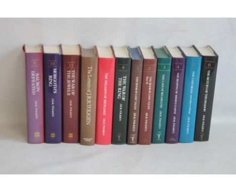 J. R. R. TOLKIEN - ELEVEN OF TWELVE VOLUME SET OF "THE HISTORY OF MIDDLE-EARTH", comprising "The Book of Lost Tales I" (Unwin