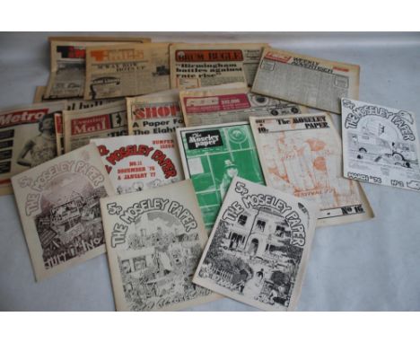 MIDLAND INTEREST NEWSPAPERS to include "The Moseley Paper" 1976 and 1977, "Brum Student" May 10 1977, "Brum Bugle" April 1975