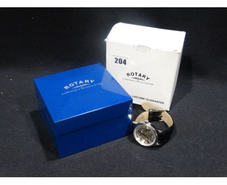     A Boxed Rotary Gents Self Winder Wrist Watch                                    