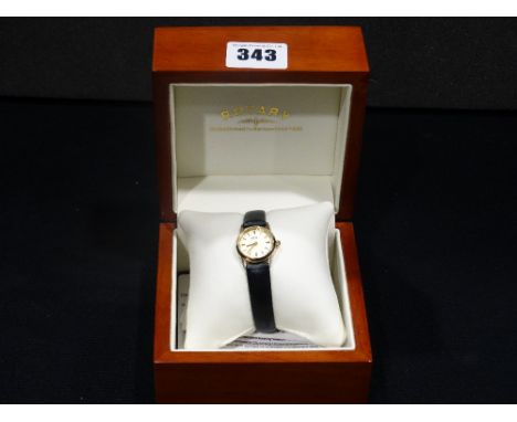     A Boxed Ladies Rotary Wrist Watch With Original Purchase Receipt                