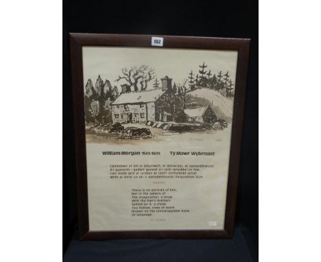     Sir Kyffin Williams, A Framed Print, Titled "Ty Mawr Wybrnant"                  