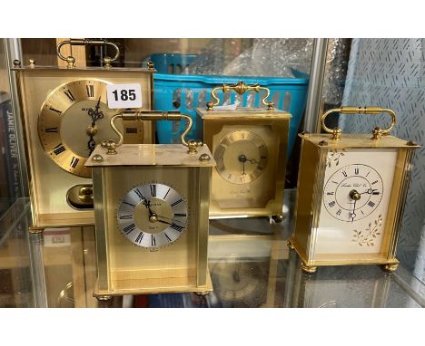 AVIA STRIKE, LONDON CLOCK COMPANY QUARTZ AND PRESIDENT CARRIAGE CLOCKS