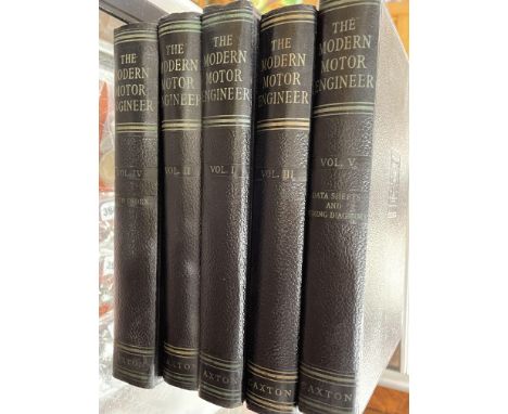 THE MODERN MOTOR ENGINE, FIVE VOLUMES