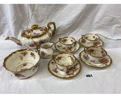 HAMMERSLEY DRESDEN SPRAYS MINIATURE PART TEA SET 