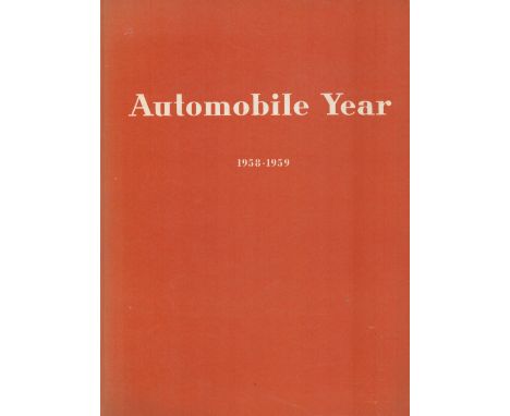 Automobile Year number 6 1958 1959 managing editor Guichard Ami Hardback Book 1960 First edition published by G T Foulis and 