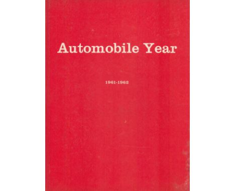 Automobile Year number 8 1961 1962 managing editor Guichard Ami Hardback Book 1963 First edition published by G T Foulis and 