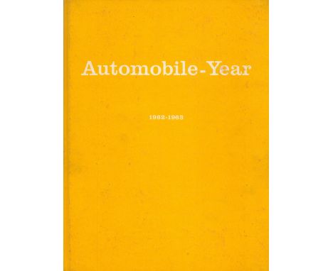 Automobile Year number 9 1962 1963 managing editor Guichard Ami Hardback Book 1963 First edition published by G T Foulis and 