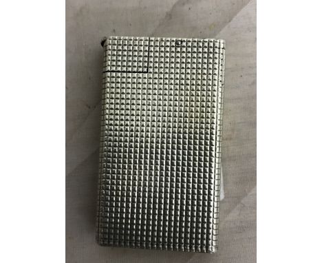  A hallmarked silver Dunhill lighter