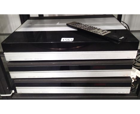 Bang & Olufsen Beogram 5000 stacking stereo system with remote control. This item is not available for in-house P&P.Condition