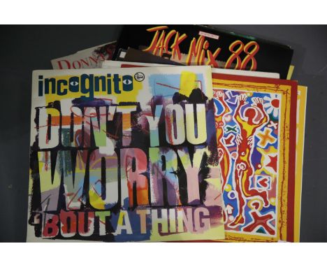 Collection of mixed LP records, predominantly funk and house. P&amp;P Group 1 (£14+VAT for the first lot and £1+VAT for subse