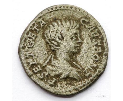 Roman Silver Denarius of Geta. P&amp;P Group 1 (£14+VAT for the first lot and £1+VAT for subsequent lots) 