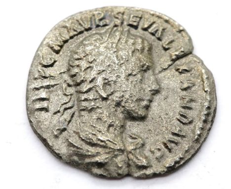 Roman Silver Denarius of Severus Alexander. P&amp;P Group 1 (£14+VAT for the first lot and £1+VAT for subsequent lots) 