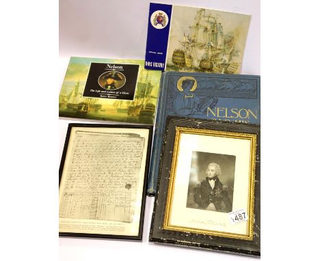Nelson and his Times by Lord Charles Beresford published by Eyre &amp; Spottiswoode and other Nelson memorabilia. P&amp;P Gro