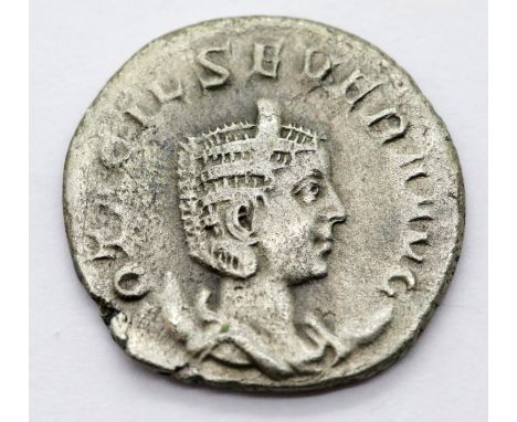 Roman Silver Antoninianus of Otacilia. P&amp;P Group 1 (£14+VAT for the first lot and £1+VAT for subsequent lots) 