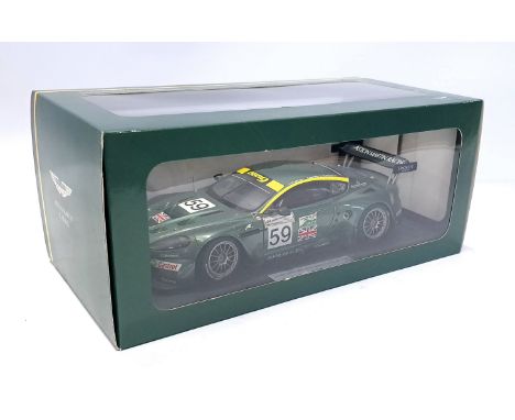 Autoart, a boxed 1:18 Scale Limited Edition Aston Martin DBR9 24 Hour Le-Mans 2005 #59 80507A "1122 of 3000". Although not ch