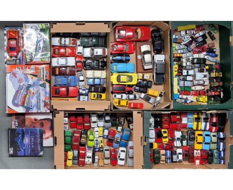 Matchbox, Dinky, Corgi, Bburago and similar, a mostly unboxed Die Cast and Plastic group comprising of Play Set, Books, RC, A