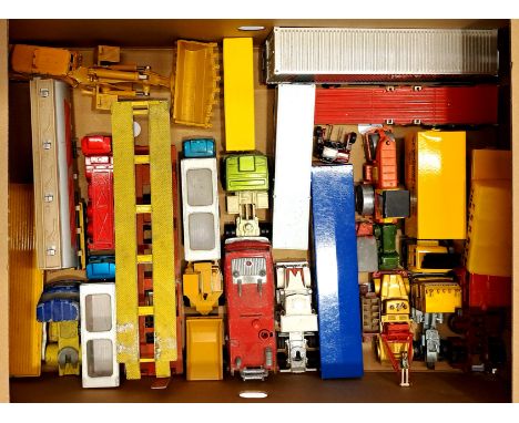 Corgi, Matchbox, Dinky and similar, a unboxed group comprising mostly of Commercial, to include Dinky 285 Merryweather Marqui