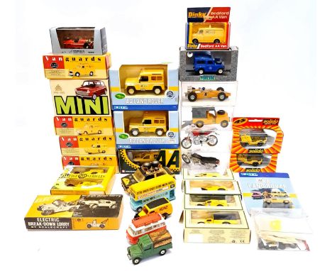 Vitesse, Vanguards, Brumm, Corgi and similar, a mostly boxed group to include 475.2 Land Rover "RAC", VA3002 1:43&nbsp; Scale