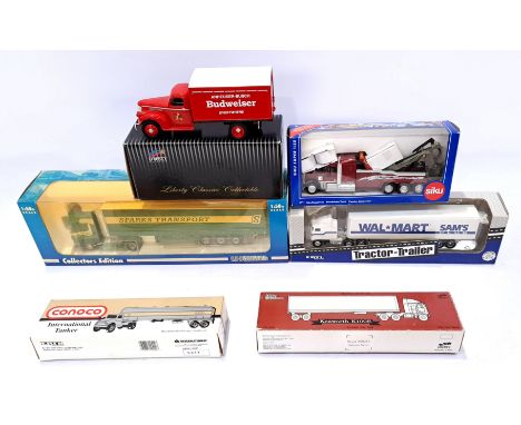 Racing Champions, Liberty Models, Conoco, Ertl, Siku and similar, a boxed Commercial group to include 20107 "Budweiser" 9420 