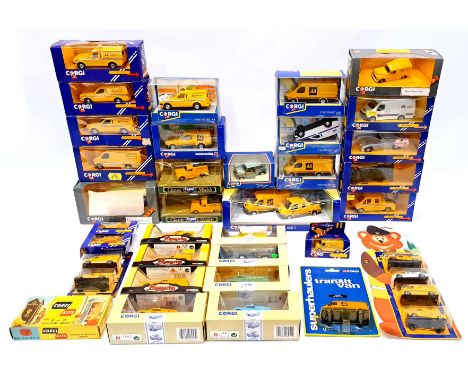 Corgi, a boxed and carded group comprising of "RAC", "AA", Police, Commercial, Kits and similar, to include 96952 Mini Van "R