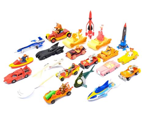 Corgi, Matchbox, Ertl and similar, a boxed TV and Film related group comprising of Thunderbirds, The Flintstones, Tom and Jer