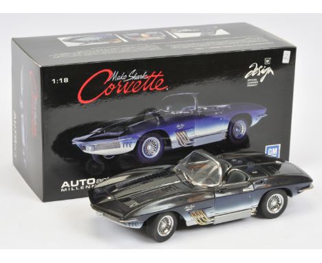 AutoArt Millenium 1:18 Scale No.71131 Chevrolet Mako Shark 1961, condition is Good Plus (would benefit from gentle cleaning a