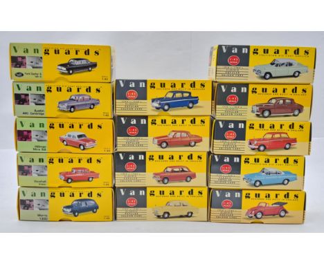 Vanguards 1:43 Scale Boxed Vehicle Group, to include Hillman Imp, Ford Capri 109E, Triumph Herald, and others, although unche