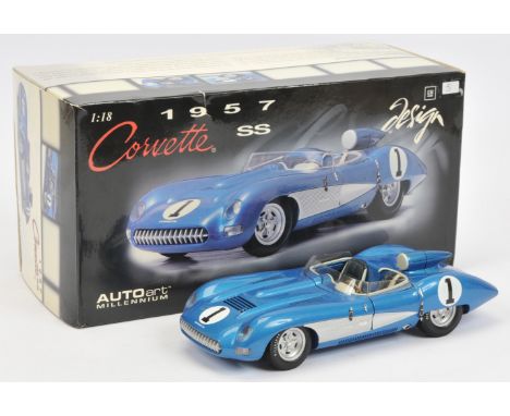 AutoArt Millenium 1:18 Scale No.71051, Chevrolet Corvette SS 1967, condition is Good Plus (would benefit from gentle cleaning