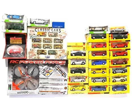 Maisto, Majorette, Corgi and similar, a boxed group to include Maisto Supercar Collection Ferrari F40, Corgi Mobil BMW 325i, 