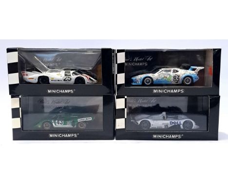 Minichamps, a boxed 1:43 Scale Porsche and BMW group to include Porsche 917L 24hr Le Mans 1970 "Elford/Ahrens", BMW M1 Le Man