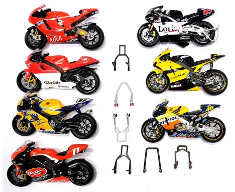Motorcycles, a unboxed group of Performance Bikes, to include Honda, Yamaha, Suzuki and others. Although not checked for comp