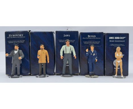 Corgi Icon James Bond Related Boxed Figurine Group, to include Zukovsky, Drax, Jaws, Bond (The World is not Enough), and Mary