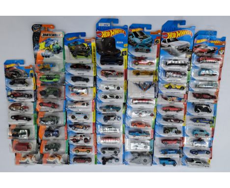 Mattel Hot Wheels &amp; Matchbox Carded Vehicle Group, to include Hot Wheels Fairlady 2000, '65 Mustang 2+2 Fastback, Nissan 