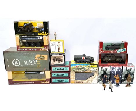Solido, Kings and Country, IXO, Corgi, Zebrano and similar, a boxed Military group to include ZF43004 Dear Comrade No. 3 "Jos