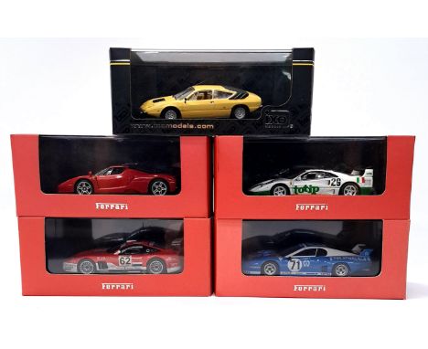 IXO, a boxed 1:43 scale Ferrari and Lamborghini group to include FER010 Ferrari F40 #29 Le Mans 1994,&nbsp; CLC148 Lamborghin
