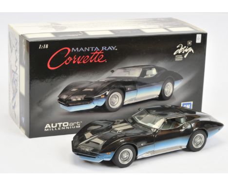 Autoart Millenium 1:18 Scale No.71041 Chevrolet Manta Ray '69, condition is Good Plus (would benefit from cleaning as shows s