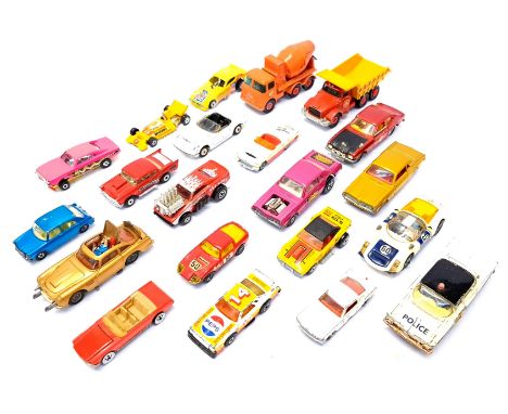 Matchbox, Hot Wheels and Corgi, a unboxed group comprising of James Bond "007", Performance Cars, Commercial and similar, to 