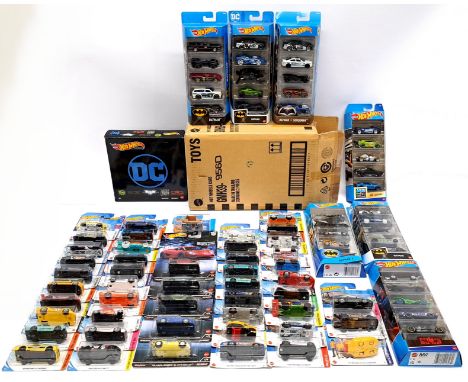 Hot Wheels "Mattel", a boxed and carded group comprising of Premium, Long and Short Carded packs, Trade Box and Gift Set, to 
