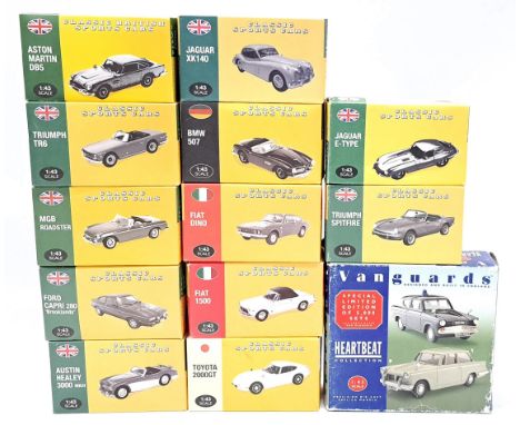 Atlas Editions "Classic Sports Cars" and Vanguards "Heartbeat Collection", a boxed 1:43 scale group to include Fiat 1500, Toy