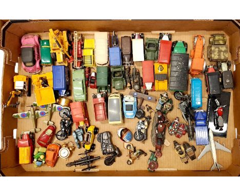 Dinky, Corgi, Lledo, Matchbox and similar, an unboxed group comprising of Commercial, Military, Aviation, Ornaments, Motorcyc